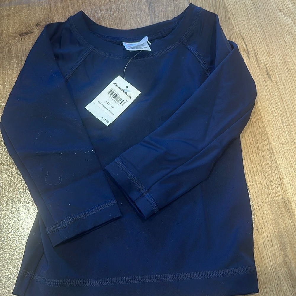 NWT swim shirt. Hanna
Anderson. Size 18-24 months